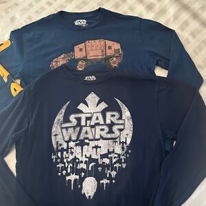 Star Wars Men's Long Sleeve Tees - Bundle of 2